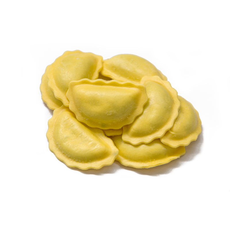 Pasta fresca ripiena mezzelune
